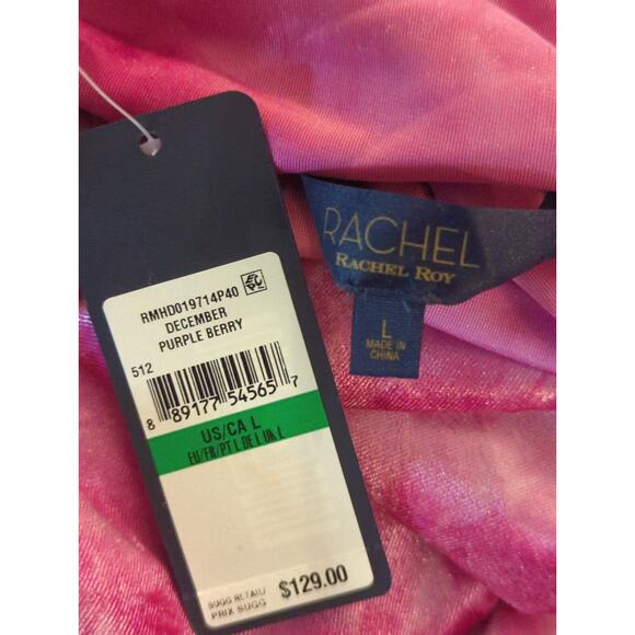 Rachel Roy Women's‎ Tie Dye Midi Dress December Purple Berry Large NWT - Picture 9 of 9